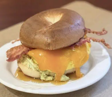 Bee Sting Bagel Sandwich