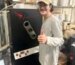 Joe roasts air roasted coffee in small batches at Hartford Coffee Company in St. Louis