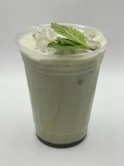 Iced Mint Blackberry Matcha